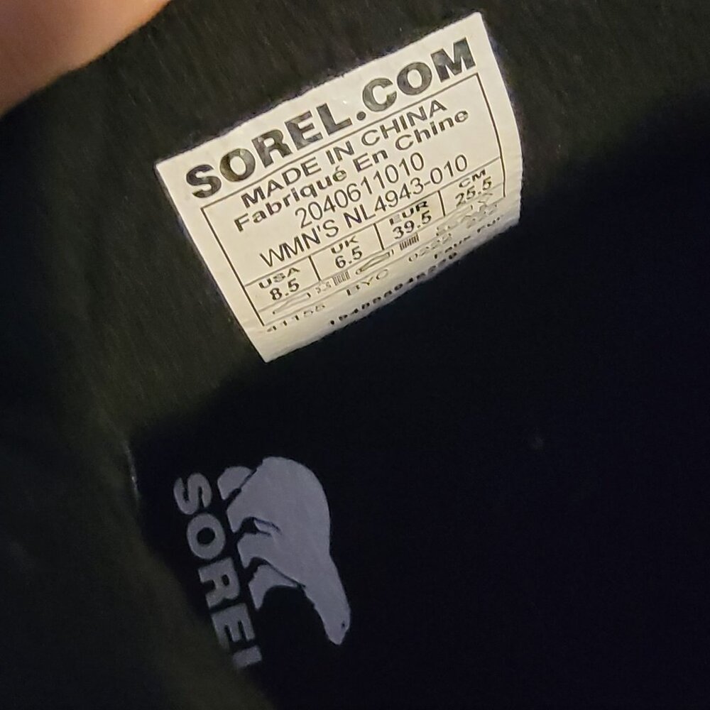 New Sorel Out N About III Puffy Boots Womens 8.5 Zip Retro Snow Boots - Picture 9 of 9